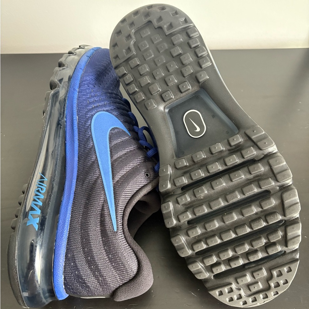 New Nike Air Max 2017 Hyper Cobalt Deep Royal Blue Navy 849559-401 sz 8 Men's - Picture 7 of 8